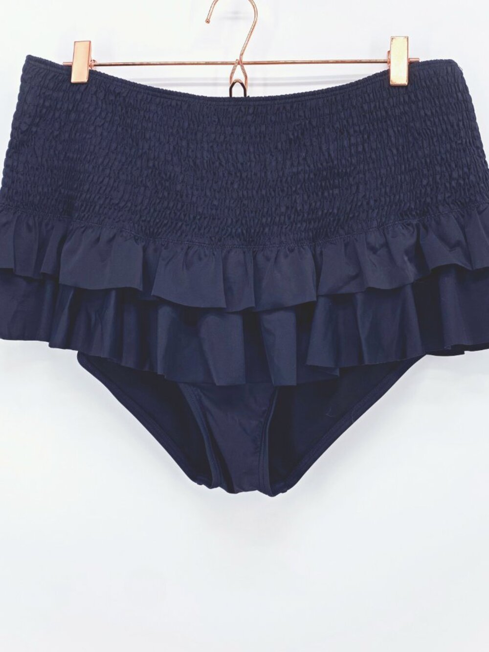 Unique Vintage Ruffle Smock Swim Bottoms